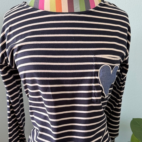 Chinti & Parker Tops - Chinti & Parker RARE Blue Marino Heart Top